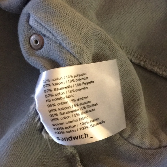 Slate Blue Cotton Jacket - Picture 8 of 9